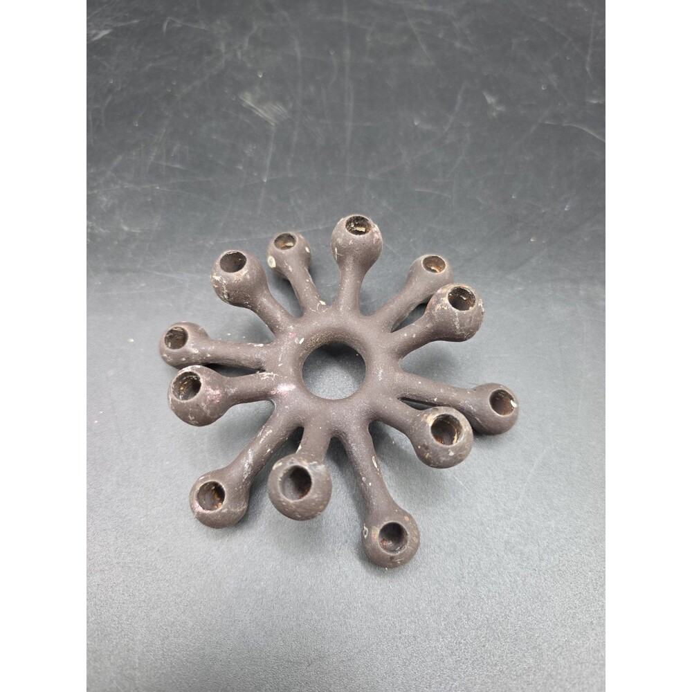 Vintage Dansk Designs Cast Iron “Spider” Candle Holder